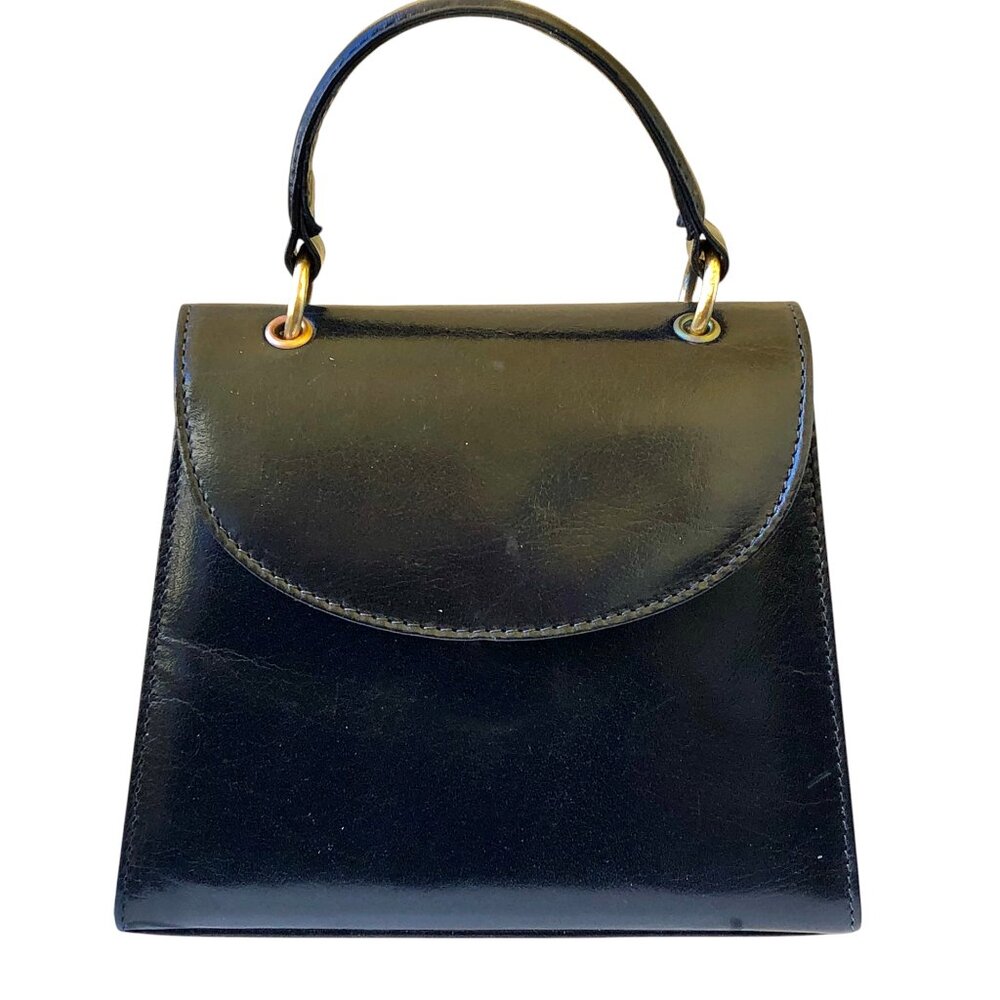 Albert Nipon Vintage 80's Purse Top Handle Struct… - image 7